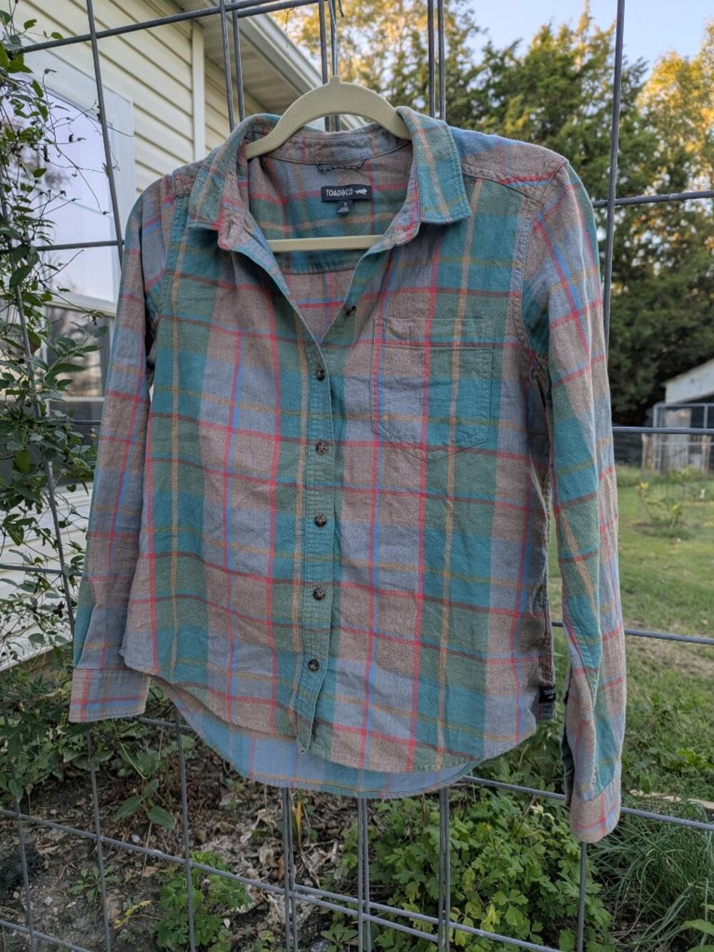 Toad & Co Camas Cotton Flannel Women's LS Button Down